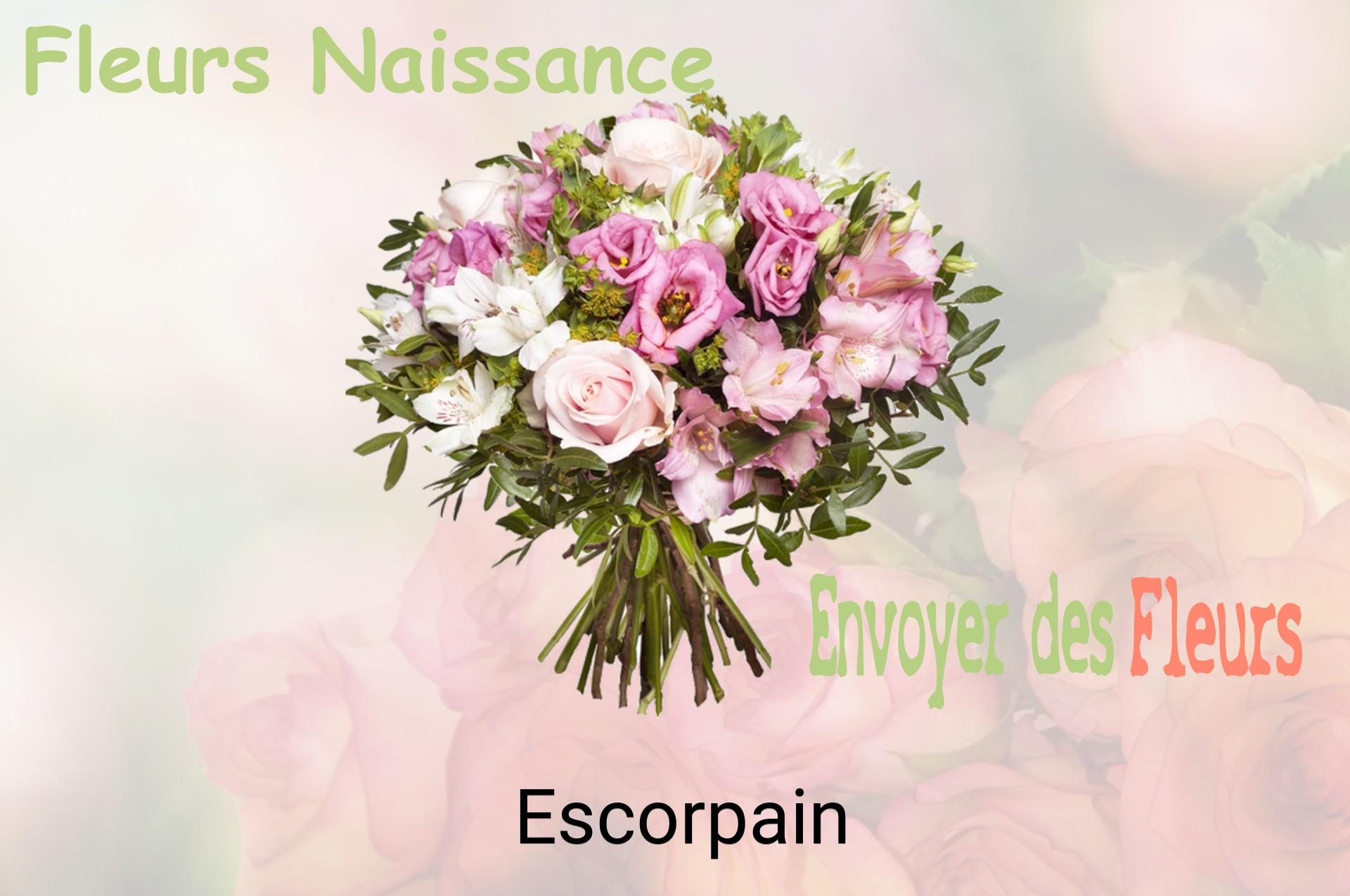 Bouquet de fleurs de naissance livré à Escorpain
